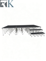 Scène de concert extérieure de haute qualité en aluminium avec podium et plateforme