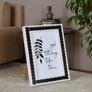 Cadre <span class=keywords><strong>photo</strong></span> <span class=keywords><strong>noir</strong></span> <span class=keywords><strong>et</strong></span> <span class=keywords><strong>blanc</strong></span> d'ornements de décoration de maison créative moderne avec matériau MDF - Product Image 3