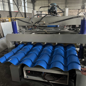 Trung quốc hai lớp lợp ngói Báo Chí & Roll Forming Machine sử dụng thép kim loại ibr Roof Sheets Máy làm - Product Image 3