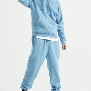 ชุดเซ็ตเสื้อฮู้ดดี้และกางเกงจ็อกเกอร์ผ้าฟลีซหนานุ่ม พิมพ์ลายสตรีทแวร์ลำลอง สไตล์โรงงาน รับสกรีนโลโก้ตามสั่ง ไซส์พลัส มีเชือกผูก - Product Image 3