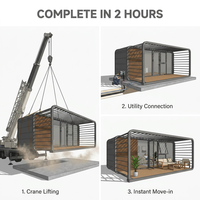 Maison préfabriquée modulaire Apple Cabin personnalisable, disponible en toutes tailles, couleurs et configurations, pour usage commercial et résidentiel