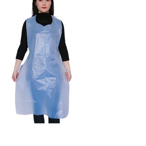 Tie-on <b>apron</b>, <b>disposable</b> plastic, household cleaning and protective, extra long and thick, waterproof and stain-resistant, for - Product Image 1