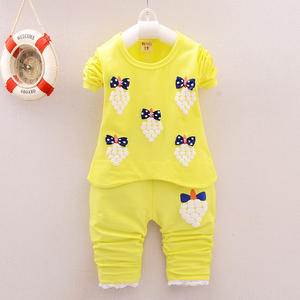 Magnifique ensemble de vêtements pour jeune fille avec imprimé fraises, dernière collection, achat en gros depuis la Chine - Product Image 1