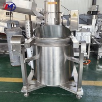 Chine usine prix automatique champignon Caramel pop-corn Machine gaz/électrique pop-corn faisant la Machine de Production 220 V