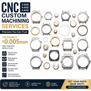 Servicio de Mecanizado CNC OEM para Accesorios de Relojes Personalizados, Cajas y Coronas de Reloj de Acero Inoxidable 316L 904L - Product Image 1