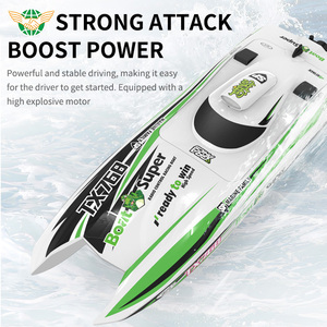 YF Ngoài Trời Đồ Chơi 2.4Ghz Không Chổi Than Powered Đua Thuyền Chàng Trai Sinh Nhật Quà Tặng 30 km/h Không Thấm Nước Điều Khiển Từ Xa Turborjets - Product Image 3