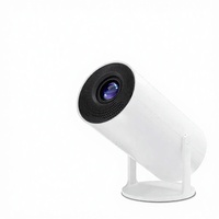 Projecteur intelligent portable GDHM HY3002 Mini 1080P LED/LCD avec Wi-Fi double bande, Android 11, Wi-Fi 6, prise US, pour cinéma maison intelligent intégré
