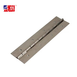 Custom <b>Stainless</b> <b>Steel</b> 304 Traditional Continuous <b>Piano</b> <b>Hinges</b> for Exterior Home Office Use - Product Image 1
