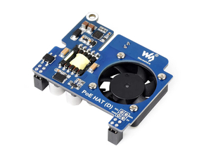 Power Over Ethernet HAT (Type D) pour Raspberry Pi 3B+/4B, compatible 802.3af, adapté au boîtier officiel Raspberry Pi K825 - Product Image 1