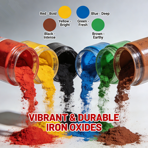 Pigmento per Cemento Yipin, Pigmenti Inorganici, Ossido di Ferro Rosso/Nero/Giallo per Costruzioni in Calcestruzzo e Mattoni - Product Image 3