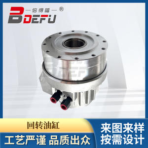 Cylindre hydraulique rotatif BDEFU 0*0*205*30 à bride avant creuse pour usage en machine-outil - Product Image 5