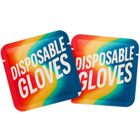Gants en plastique transparents jetables personnalisés adaptés aux salons de beauté, manucure, pédicure et restauration cosmétique