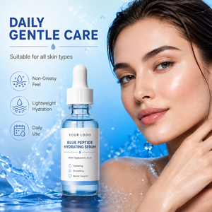 Sérum Hydratant au Peptide de Cuivre Bleu à Faible MOQ : Hydrate la Peau Quotidiennement, Lisse la Texture, Renforce la Barrière Cutanée, Répare les Coups de Soleil, Prolonge la Longévité de la Peau - Product Image 6