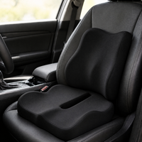 Ensemble de coussins de siège auto orthopédiques en mousse à mémoire de forme, ergonomiques, avec soutien lombaire et fessier, amovibles, lavables, personnalisables, vente en gros