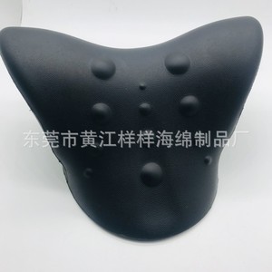 Cervical <b>Pillow</b> U Shape PU Massage <b>Neck</b> Support For Adults Single Use Blue - Product Image 2