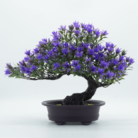 Meilleures ventes : Plantes artificielles Bonsaï avec vase pour décoration de table, Bonsaï artificiel d'accueil pour la maison, Plante graminée