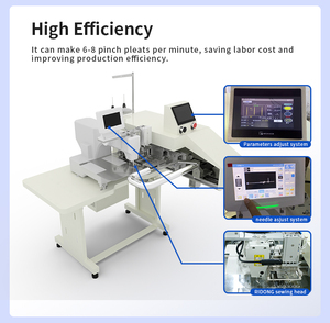 Nhà máy chất lượng cao Rèm Pinch Xếp Nếp Máy Vải rèm Máy làm - Product Image 4