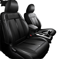 Coussin et housse de siège de voiture en cuir de luxe à couverture intégrale avec protection pour la décoration intérieure