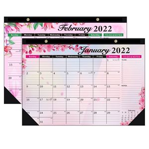 <span class=keywords><strong>2024</strong></span> <span class=keywords><strong>calendrier</strong></span> de bureau avec date julienne de couleur personnalisée grande conception suspendue avec protection d'angle pour affichage de bureau - Product Image 6