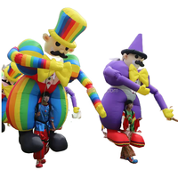 Fantasy Fest Street Parade Costume Marche Gonflable Blow Up Clown Marionnette