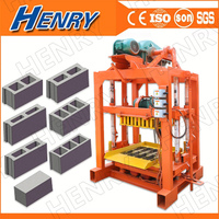 Machine à fabriquer des briques en ciment Qt4-40 en promotion, machine à fabriquer des blocs creux en béton