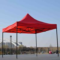 Parasol carré en fer Goodlek avec panneaux solaires, tissu Oxford, toutes saisons, imperméable, résistant, anti-UV, pour jardin extérieur