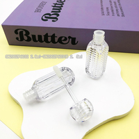 Tubes de gloss à lèvres transparents, flacons de gloss à lèvres vides personnalisables, emballage pour gloss à lèvres en PETG transparent