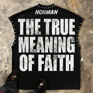 Camiseta sin Mangas Personalizada de Estilo Retro Urbano con Estampado de Retrato, Camiseta Moderna de Algodón sin Mangas para Hombre - Product Image 1