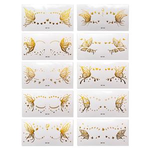 <span class=keywords><strong>Tatuaggi</strong></span> Temporanei Personalizzabili <span class=keywords><strong>con</strong></span> Lentiggini Colorate e Glitter Dorato Scintillante, Confezione <span class=keywords><strong>con</strong></span> Busta Stampata - Product Image 3