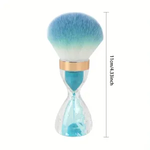 Cepillo para Uñas de Gel, Herramienta de Manicura, Cepillo para Polvo de Uñas con Mango de Reloj de Arena, Suave para Eliminar Polvo y Limpiar - Product Image 2