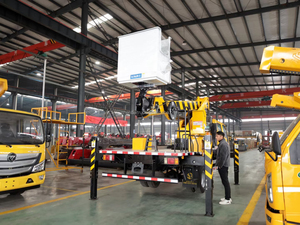 Plateforme de travail en hauteur à transmission manuelle diesel SHENBAI, vente directe usine, 18M <span class=keywords><strong>21M</strong></span>, avec panier en fibre pour élévateur - Product Image 3