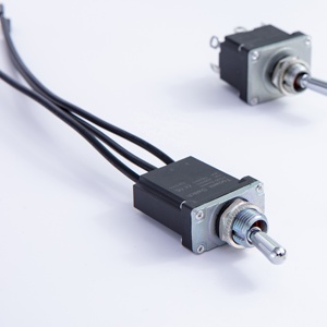 Dpdt spdt trên (on) kim loại tiểu thu nhỏ <span class=keywords><strong>2</strong></span> t501dx vị trí chuyển đổi thiết bị chuyển mạch 220V Rocker momentary Heavy Duty - Product Image 6