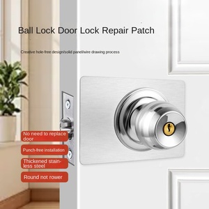 Moderno in acciaio inox <span class=keywords><strong>serratura</strong></span> circolare artefatto <span class=keywords><strong>serratura</strong></span> sferica pezzo di <span class=keywords><strong>riparazione</strong></span> per l'installazione di cucina in legno con vite - Product Image 3