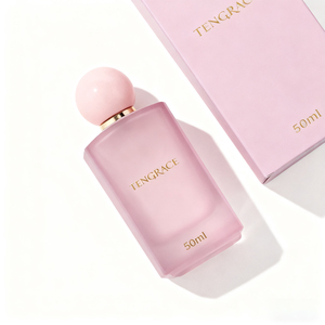 Elegant <strong>Pink</strong> 50ml Luxury Square Perfume <strong>Bottle</strong> Sprayer Frosted <strong>Pink</strong> Parfum Container Perfume <strong>Bottle</strong> with Custom Logo - Product Image 6