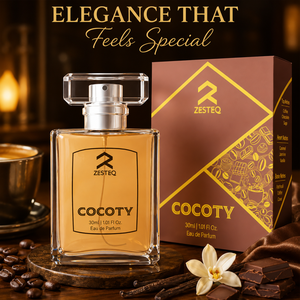 Zesteq Cocoty Parfum Unisexe Premium 30 ml Eau de Parfum avec une Fragrance Riche Inspirée du Café et du Chocolat Longue Durée Gourmande - Product Image 2