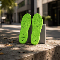 Semelles intérieures 4D Cloud respirantes pour le sport et le confort, avec trous de ventilation, absorption des chocs, soutien de la voûte plantaire, antidérapantes et flexibles