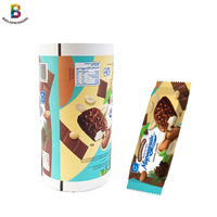 Rouleau de film plastique pour emballage alimentaire avec impression personnalisée Film PET + VMPET + PE en rouleau 6cms emballages de copeaux