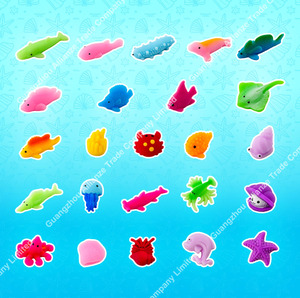 24 Styles Stress Relief Stretch Toy Sea World Study Shark Octopus Starfish Seashell Soft Cute <b>Mini</b> Marine Animal Squeeze Toy - Product Image 6