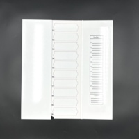 Cardboard Coded 20-Place Microscope Slide Holder Slide Mailers Laboratory