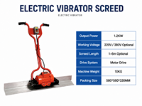 Großhandel 220V/380V Elektrischer Hochfrequenz-Vibrations estrich für den Betons traßenbau mit Kern motor pumpen oberfläche