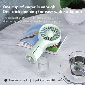 Quiet Low Noise Humidification <b>Spray</b> Cold <b>Fan</b> Wireless Portable Mini Cold air Blower Hydrating <b>Spray</b> Mini air Conditioning <b>Fan</b> - Product Image 6