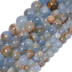 Perline Rotonde in Calcite Naturale di Alta Qualità 6/8/10mm all'Ingrosso per Creazione di Gioielli Fai-da-Te, Collane e Bracciali - Product Image 5