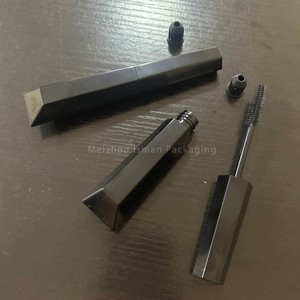 ISMAN - Tubo de Rímel de Lujo de 12 ml con Forma de Diamante, Envase de Plástico Negro Brillante para <span class=keywords><strong>Pestañas</strong></span>, Logotipo Personalizado, Venta al por Mayor - Product Image 2