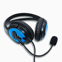Venta caliente de fábrica Auriculares más baratos para Ps4 Xboxone Computadora PC Teléfono móvil Auriculares en línea Auriculares para juegos
