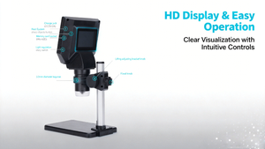 Microscopio Digitale Lapidario 4.3 Pollici 1000X per Studio di Gemme e Minerali - Product Image 3