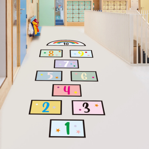 Adesivi motivazionali da pavimento adesivi da gioco per bambini scuola materna adesivi per bambini - Product Image 3