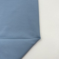 Tela de Nailon y Elastano con Rayas Tridimensionales, Material Transpirable de Alta Calidad para Trajes de Baño de Niñas, Diseño Liso a la Moda