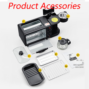 Tự Động Đồ Nấu Nướng Đa Chức Năng Trứng Nồi Bánh Sandwich Waffle Nướng Bánh Pizza 3 Trong 1 <span class=keywords><strong>Mini</strong></span> Điện Lò Ăn Sáng Trạm - Product Image 5