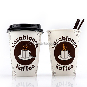 Thân Thiện Với Môi Dùng Một Lần Biểu Tượng Tùy Chỉnh Compostable Tre Kraft Cốc Giấy Cho Trà Bong Bóng Cà Phê Cốc Giấy - Product Image 4