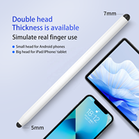Pena Stylus aktif pena pintar harga pabrik grosir untuk ponsel pintar Android Apple Tablet Aloi aluminium dengan bahan plastik